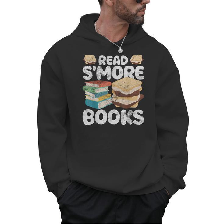 Read S'More Books Camping Reading Bookworm Book Lover Grunge Men Hoodie