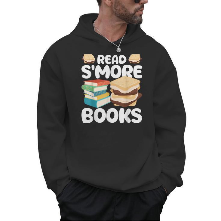 Read S'More Books Camping Reading Bookworm Book Lover Men Hoodie
