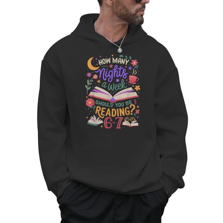 Reading 6 7 Meme Six Seven Cozy Book Lover Teacher Men Hoodie