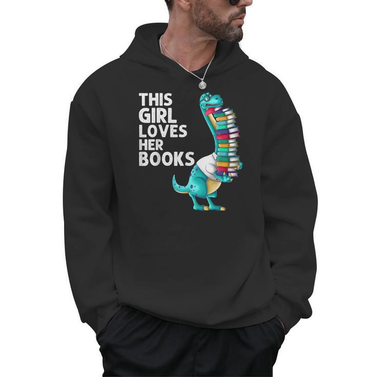 Reading Books For Girl Kids Bookworm Story Reader Men Hoodie