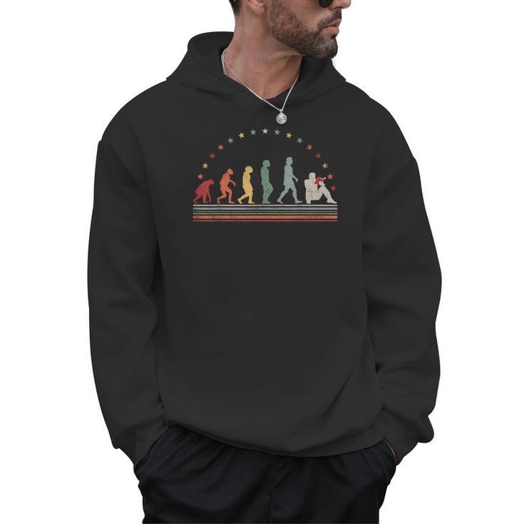 Reading Evolution Retro Books Hobby Reading Men Hoodie