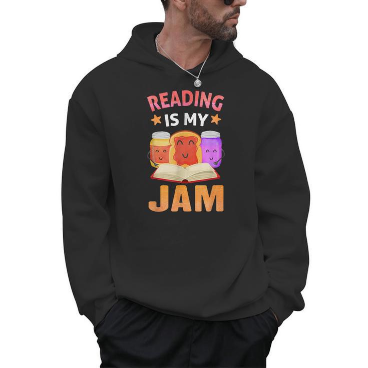 Reading Is My Jam I Love To Read Books Men Hoodie