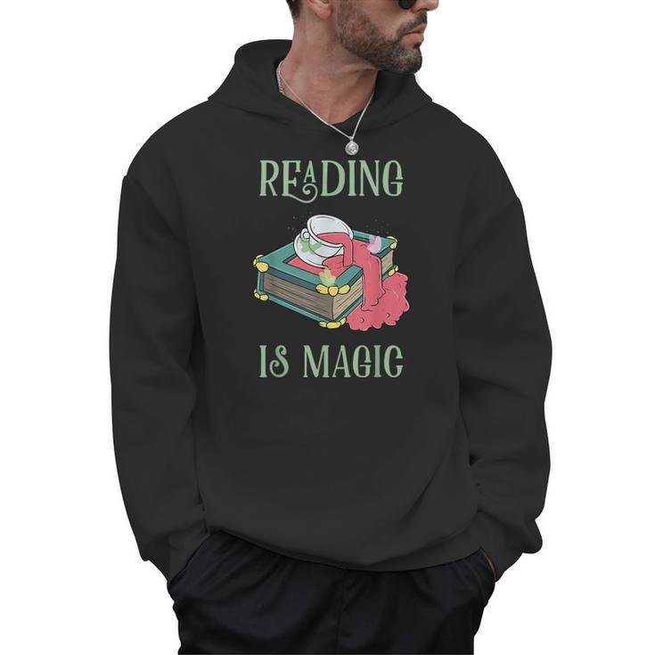 Reading Is Magic Book Reader Men Hoodie