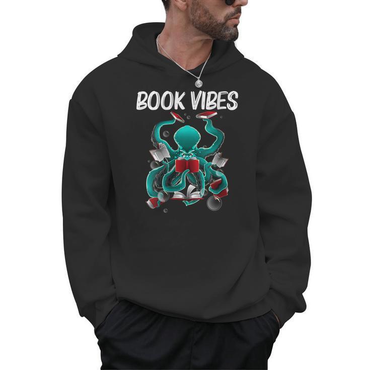 Reading For Men Women Octopus Books Geek Read Learning Men Hoodie