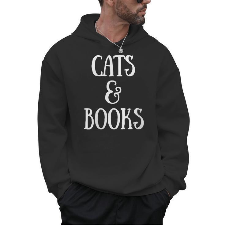 Reading Quote Cats & Books Reader Librarian Cat Mom Kitten Men Hoodie