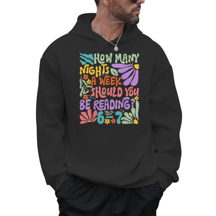 Reading Six Seven Meme Book Lover 67 Teacher 6 7 Men Hoodie
