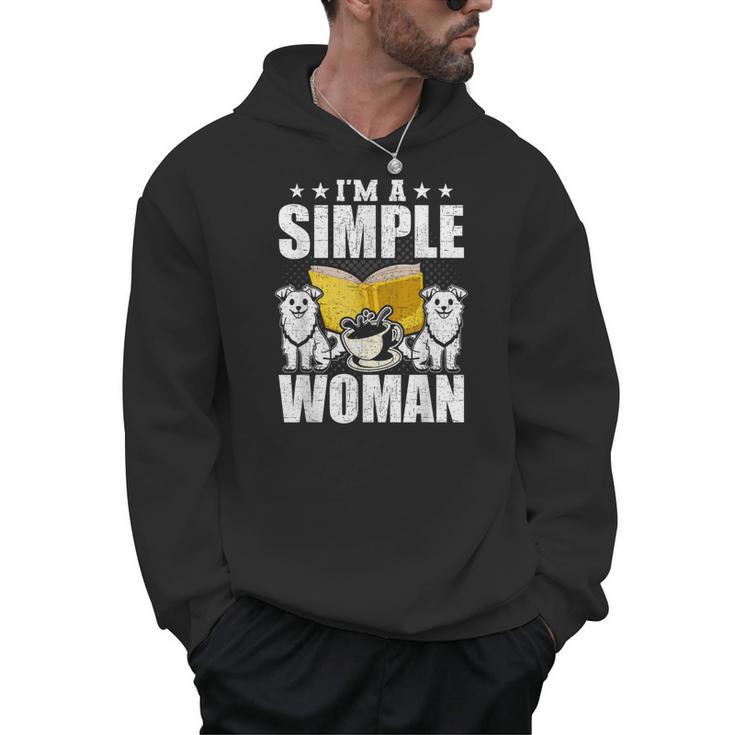 I Am a Simple Woman Book Lover Read Men Hoodie