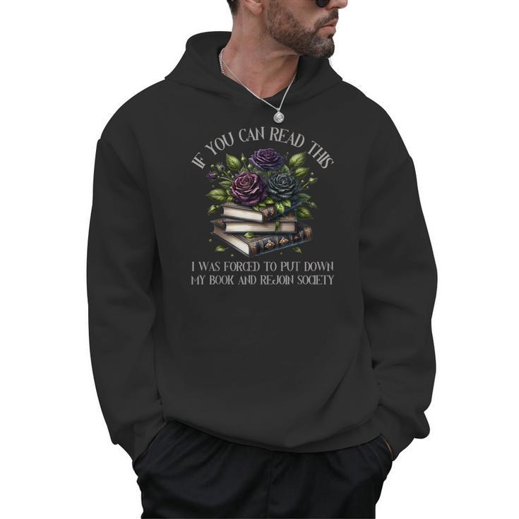 Spicy Books Put Down My Book Dark Romance Merch Bookish Men Hoodie