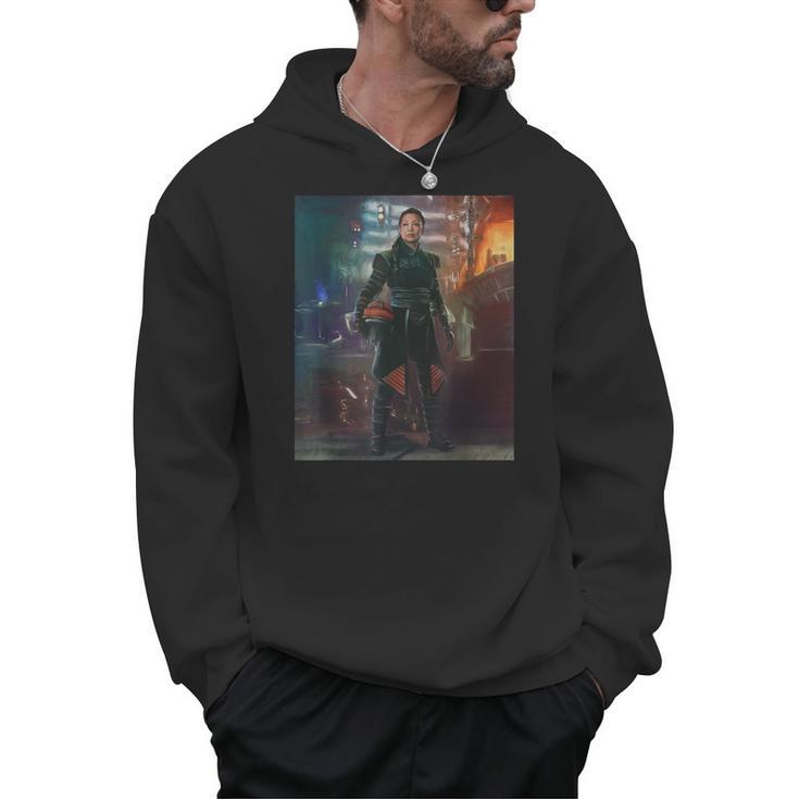 Star Wars The Book Of Boba Fett Fennec Shand Portrait Men Hoodie