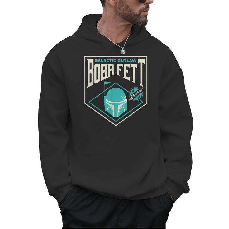 Star Wars The Book Of Boba Fett Galactic Outlaw Badge Men Hoodie