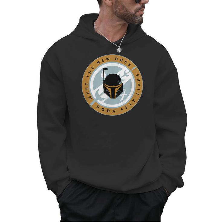Star Wars The Book Of Boba Fett Meet The New Boss Logo Men Hoodie