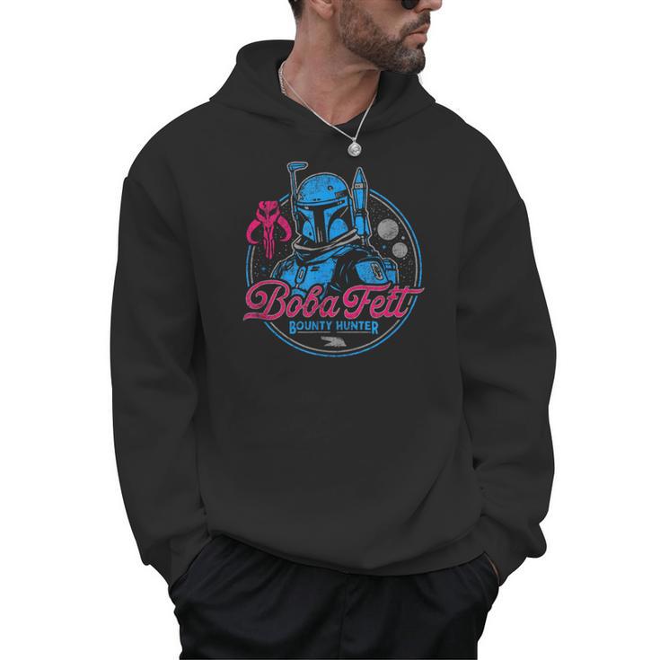 Star Wars The Book Of Boba Fett Neon Logo Men Hoodie