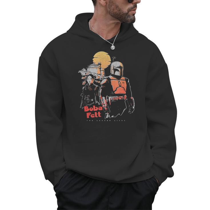 Star Wars The Book Of Boba Fett Retro Color Pop Poster Men Hoodie