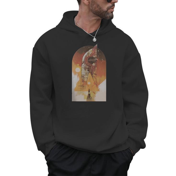 Star Wars The Book Of Boba Fett Ship Tatooine Men Hoodie