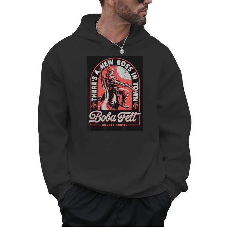 Star Wars The Book Of Boba Fett Vintage Poster V-3 Men Hoodie