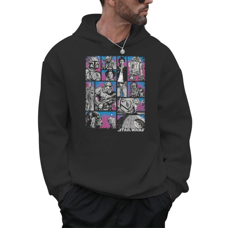 Star Wars Comic Book Page Layout Men Hoodie