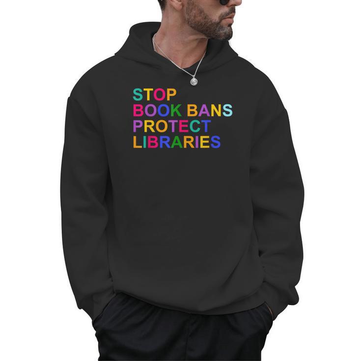 Stop Book Bans Protect Libraries Reading Lovers Men Hoodie