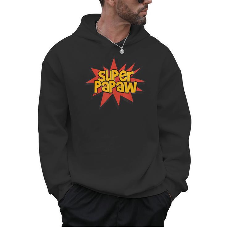 Super Grandfather Comic Book Hero Tshirt Super Papaw Men Hoodie