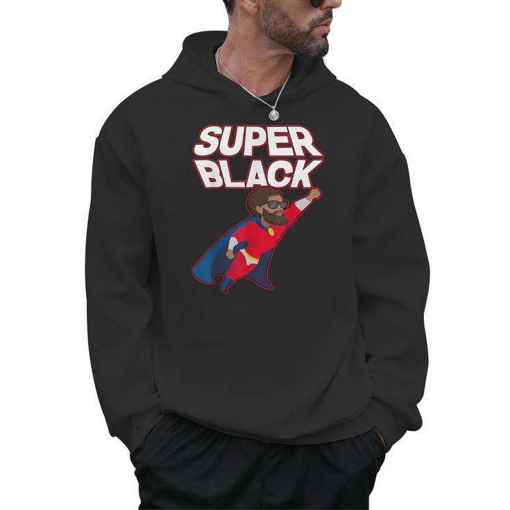 Superhero Pride Comic Book Lover African American Dad Men Hoodie