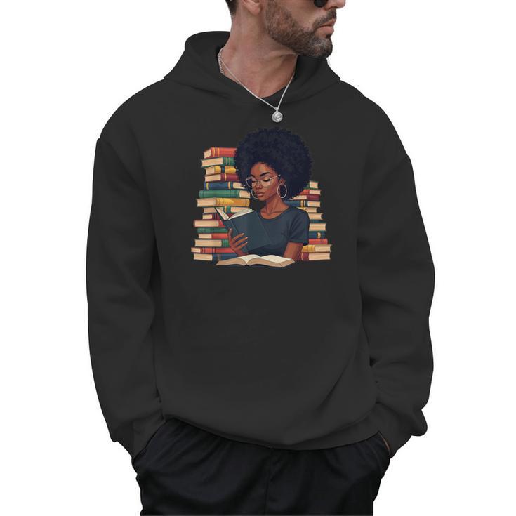 History Month Afro Women Girls Book Lover Librarian Men Hoodie