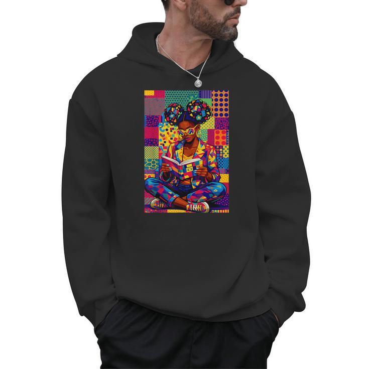 History Month Educated Black Women Girls Reading Book Men Hoodie