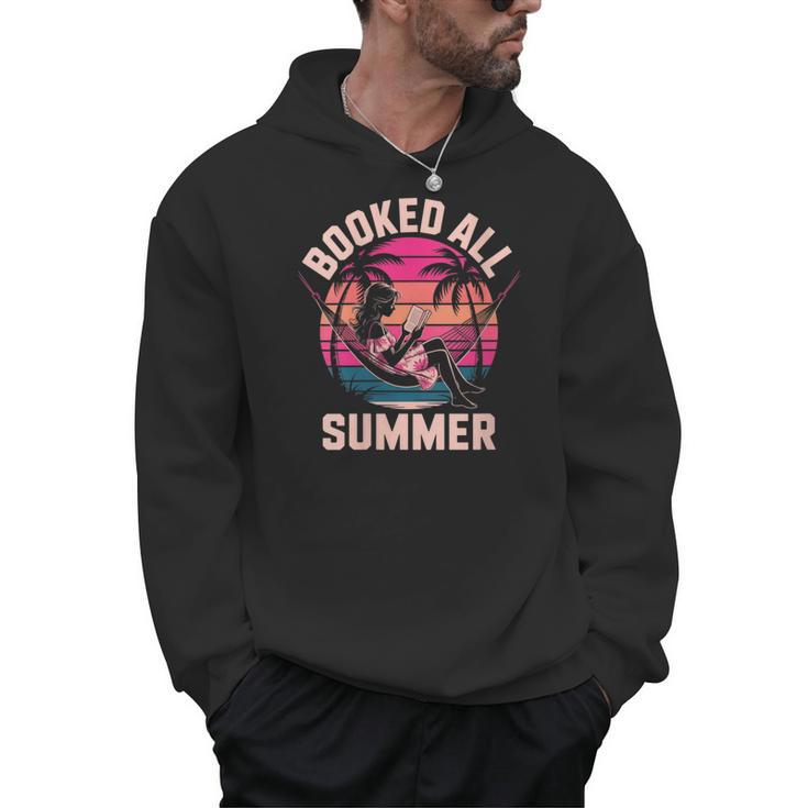 Womens Book Girl Summer Beach Vacation Book Lover Men Hoodie