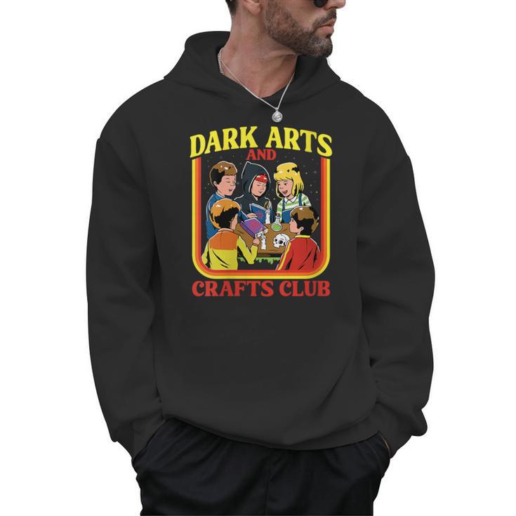 Women's Dark Arts And Crafts Club Retro Witchy Book Cover Men Hoodie