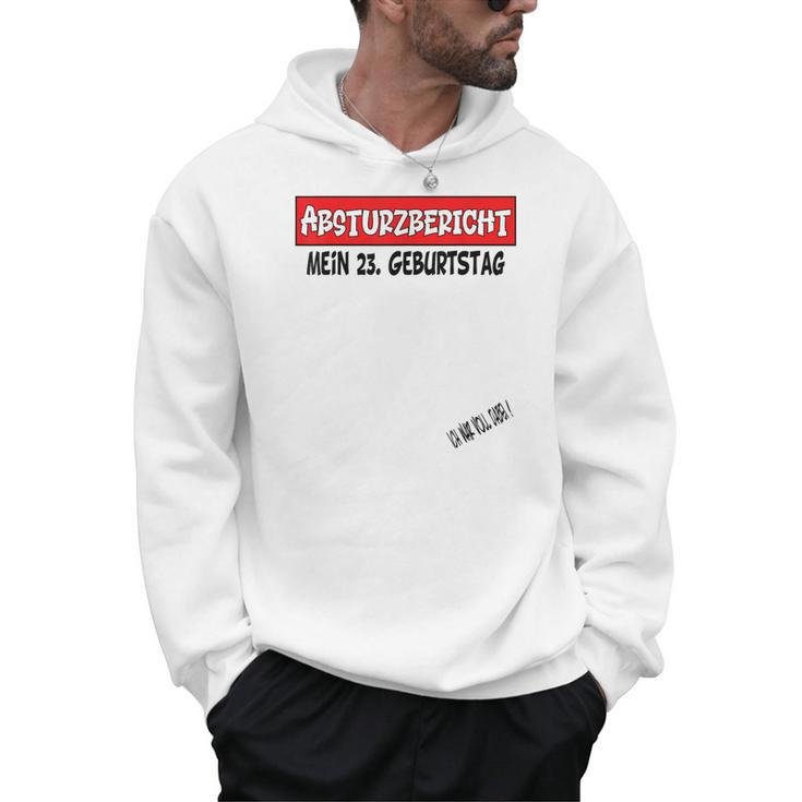 23rd Birthday Guest Book Men Hoodie