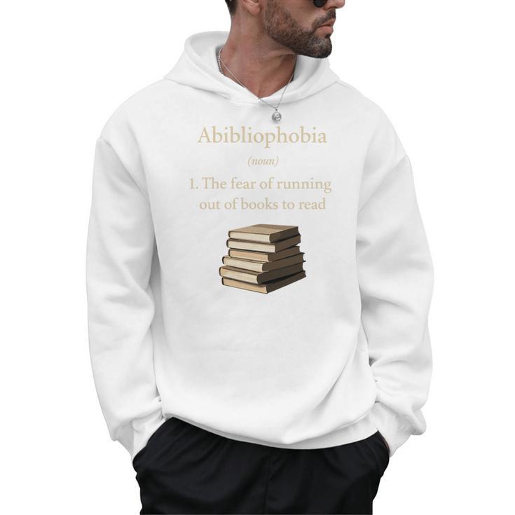 Abibliophobia Definition Book Lover Premium Tri-Blend Men Hoodie
