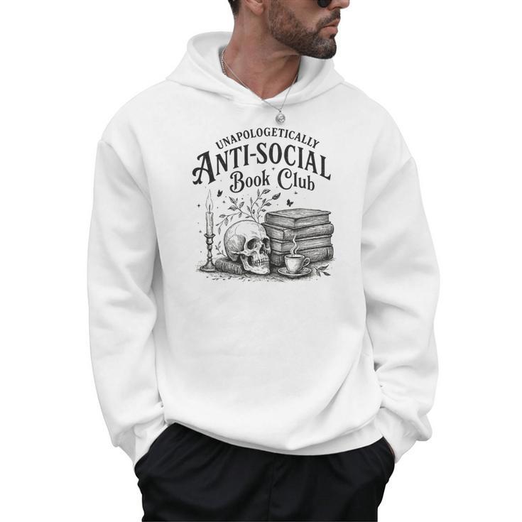 Anti-Social Book Club Bookish Introvert Readers Men Hoodie