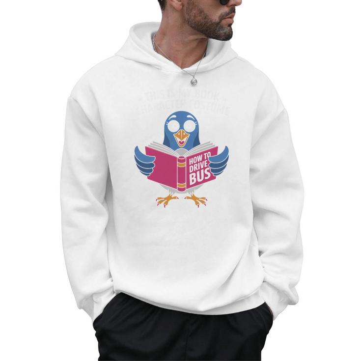 This Is My Book Character Costume Cute Pigeon Kids Reading Men Hoodie