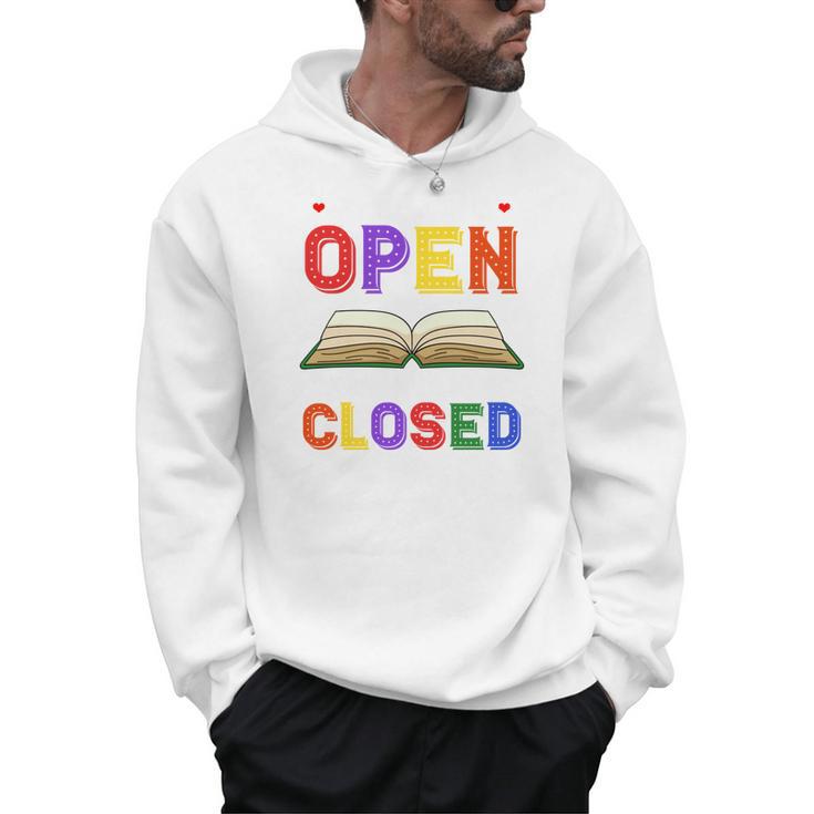 If My Book Is Open Your Mouth Is Closed Reading Books Performance Men Hoodie