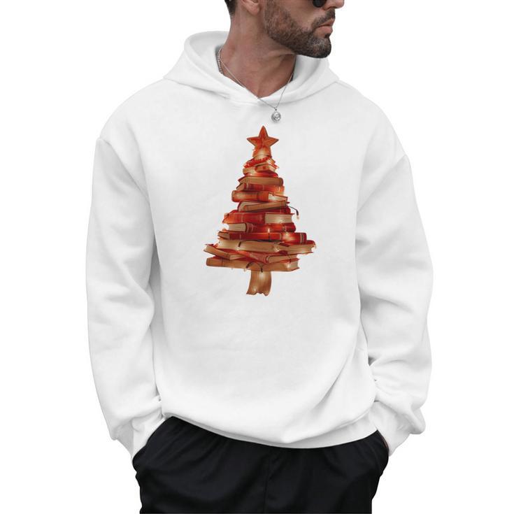 All Booked For Christmas Book Premium Tri-Blend Men Hoodie