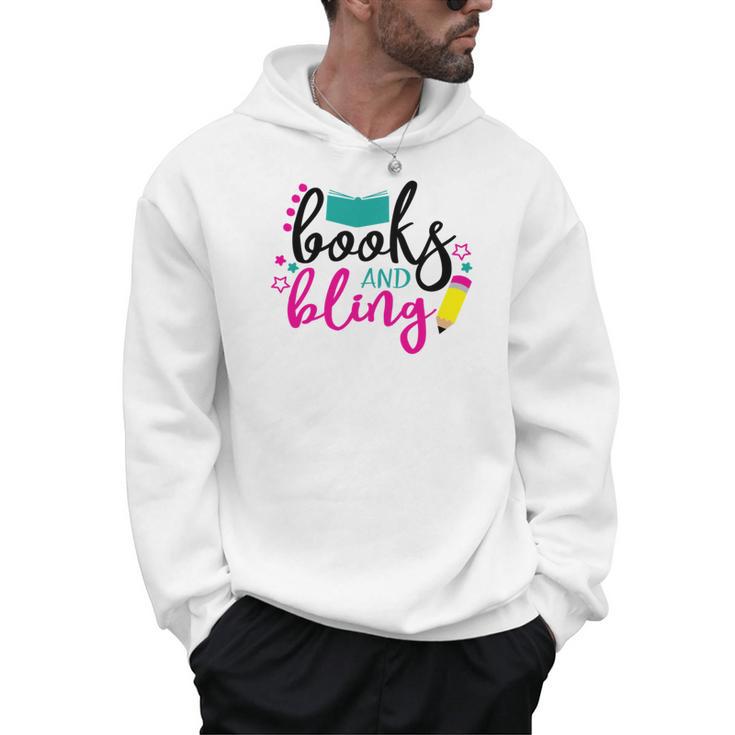 Books And Bling Men Hoodie