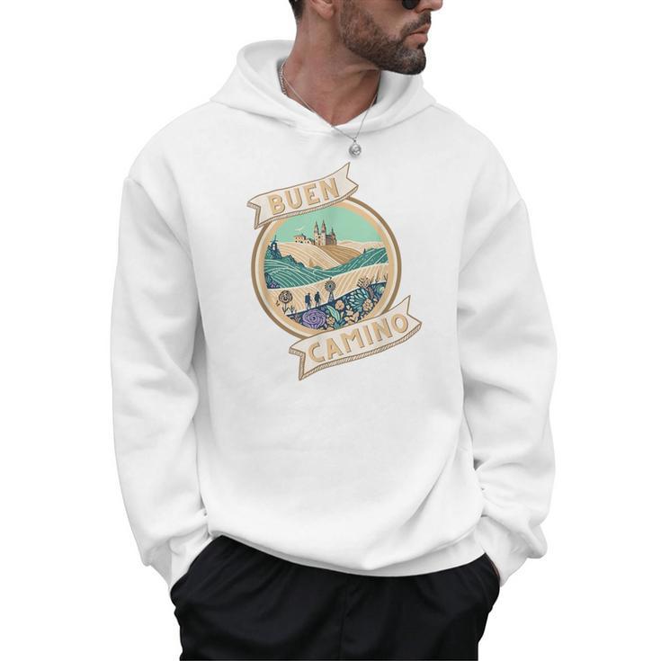 Buen Camino De Santiago Compostela Shirt Souvenir Tee Book Men Hoodie