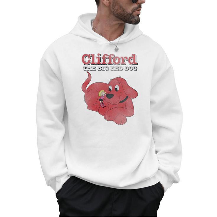 Clifford The Big Red Dog Clifford And Emily Book Cover Premium Tri-Blend Men Hoodie