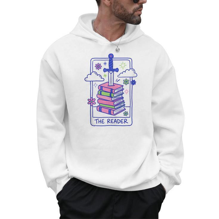 Dark Romance Reader Retro 90s Style Bookish Spicy Book Lover Men Hoodie