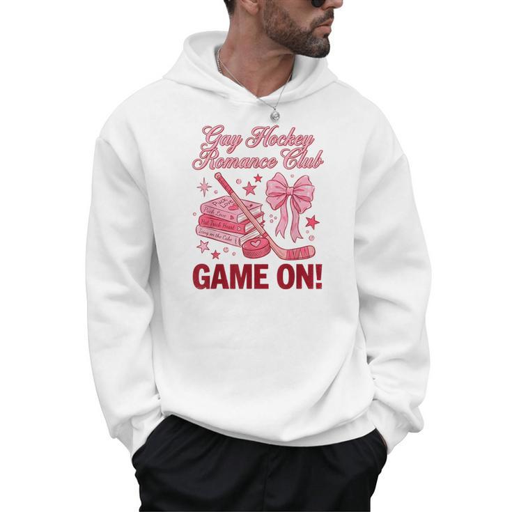 Gay Hockey Romance Club Bookish Smutty Spicy Book Lover Men Hoodie