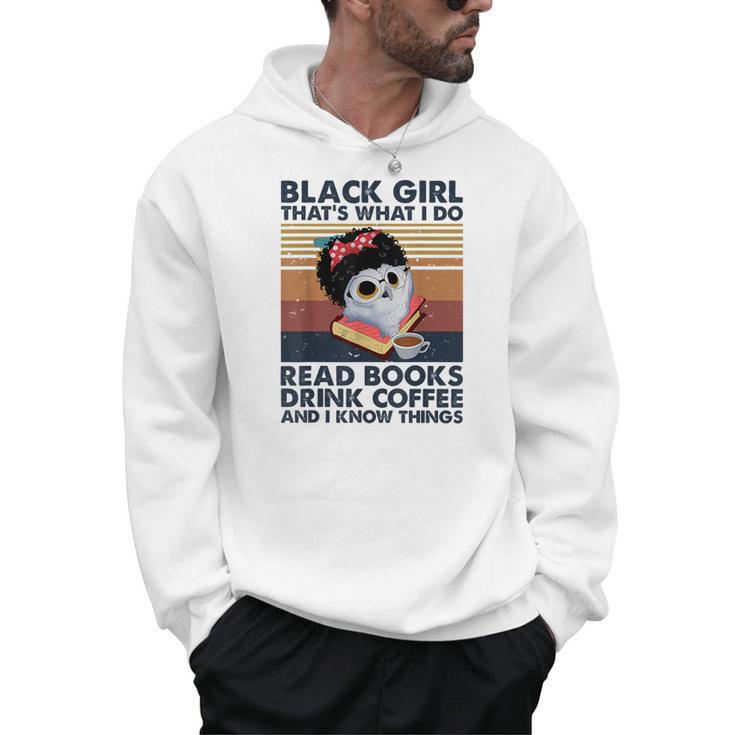Girl Owl That's What I Do Read Books Men Hoodie