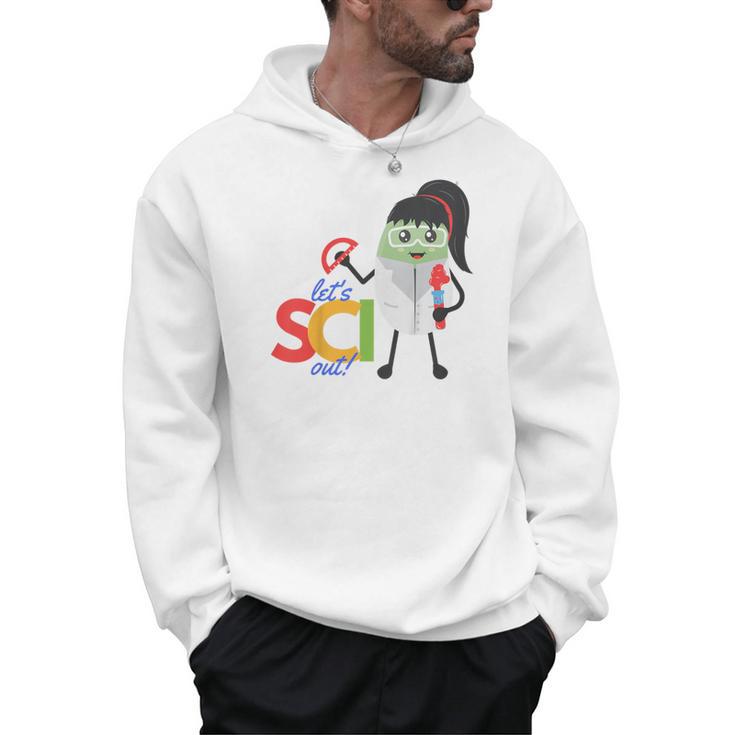 Kids Mung Bean Let's Sci Out Science Shirt Bean World Books Men Hoodie