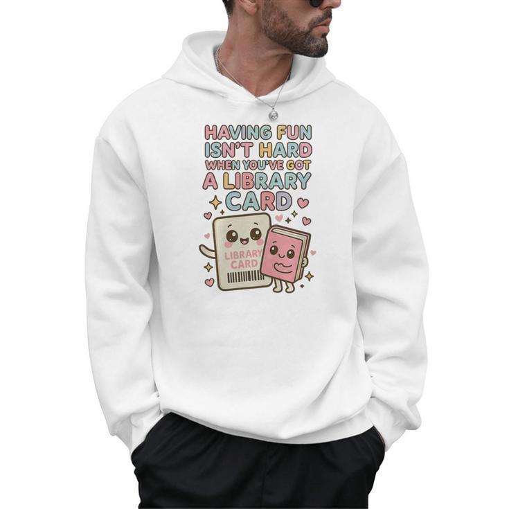 Library Card Shirt Reading Book Lovers For Reader Premium Tri-Blend Men Hoodie