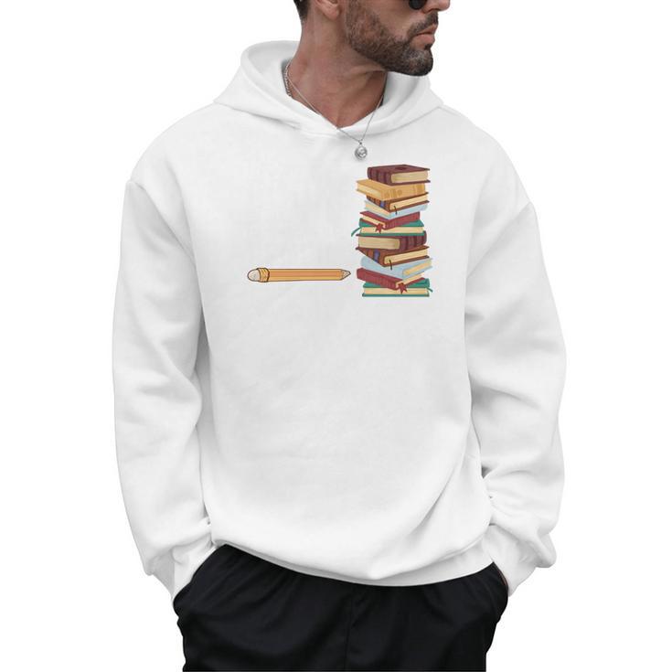 Life Without Books Is Like An Unsharpened Pencil Bookworm Men Hoodie
