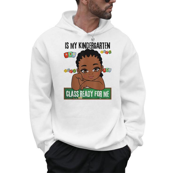 Lil Mr Kindergarten Prince Boys Melanin Boy Read Books Men Hoodie