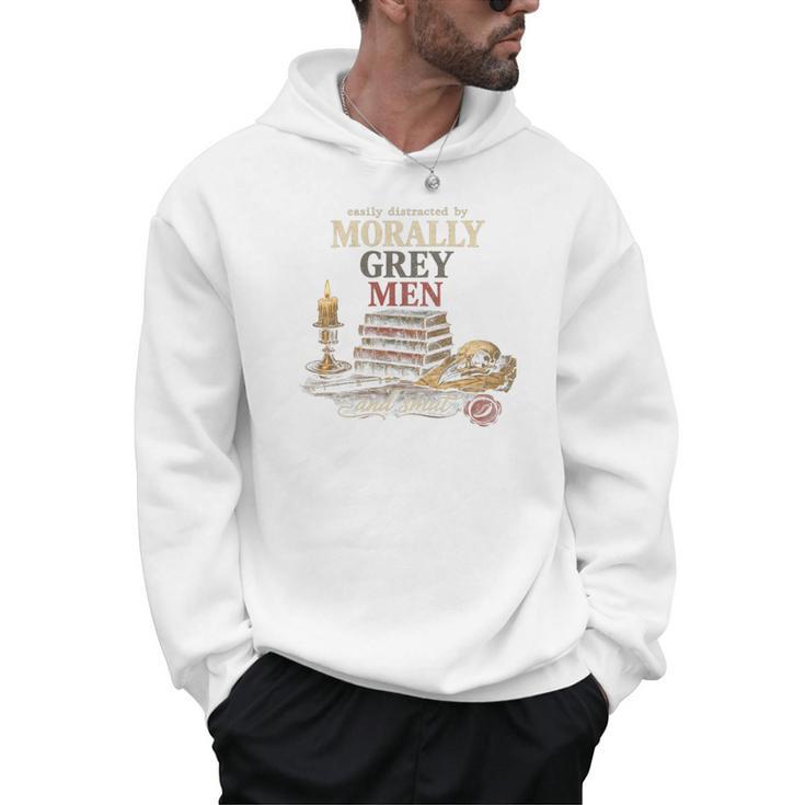 Morally Grey Men Reader Spicy Book Lover Men Hoodie
