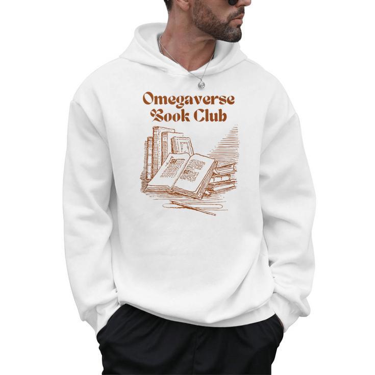 Omegaverse Book Club Reading Alpha Beta Omega Romance Men Hoodie