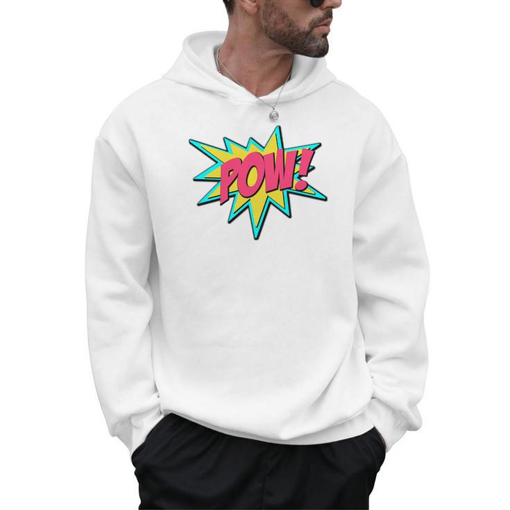 Pow Retro Comic Book Art Superhero Bubble Premium Men Hoodie