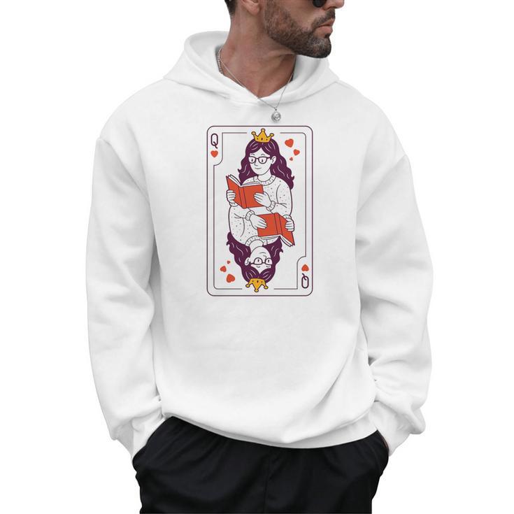 Queen Of Books Premium Tri-Blend Men Hoodie