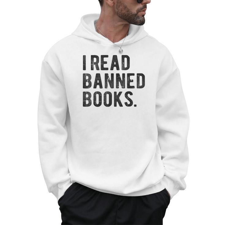 I Read Banned Books Librarians Banned Books Bookworm Reader Men Hoodie