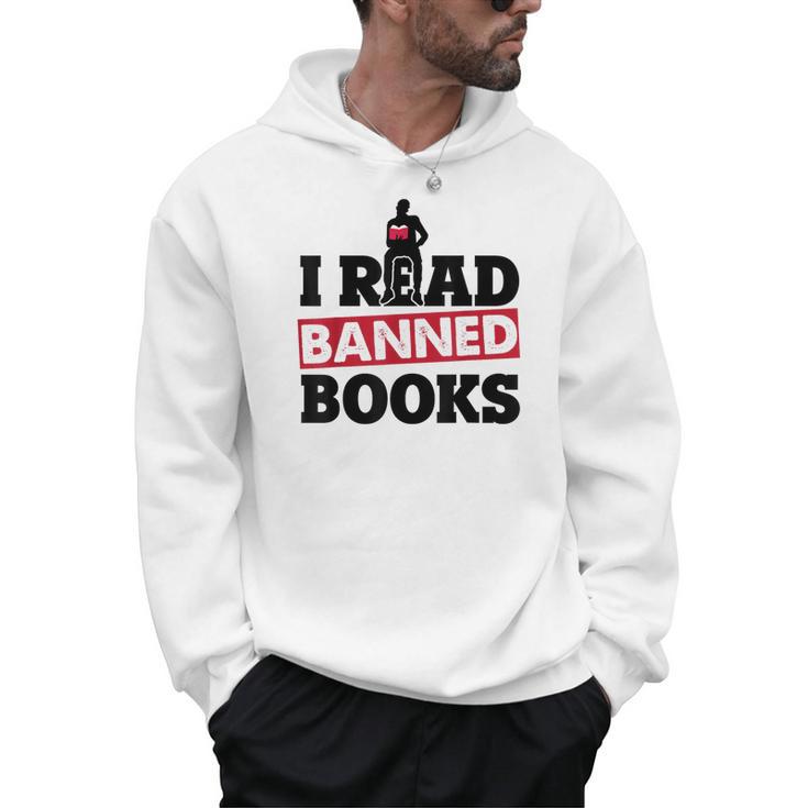 I Read Banned Books Banned Books Week Reading Men Men Hoodie