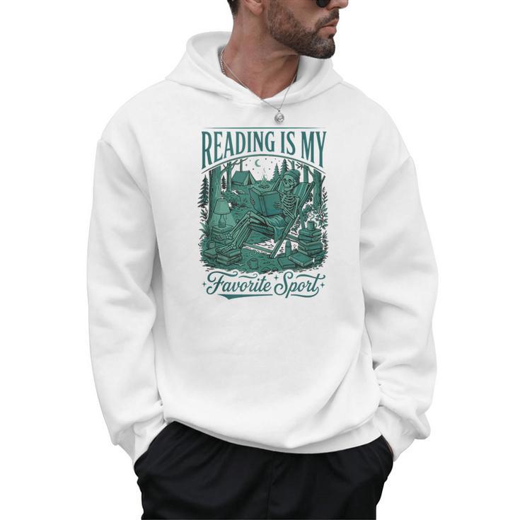 Reading Is My Favorite Sport Book Lover Bookworm Men Hoodie